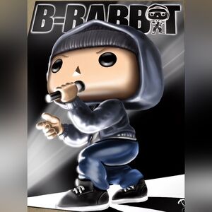 Eminem 8-Mile Pop Style 9x12 Framed Canvas